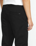 VOLCOM Frickin Modern Stretch Black Pants