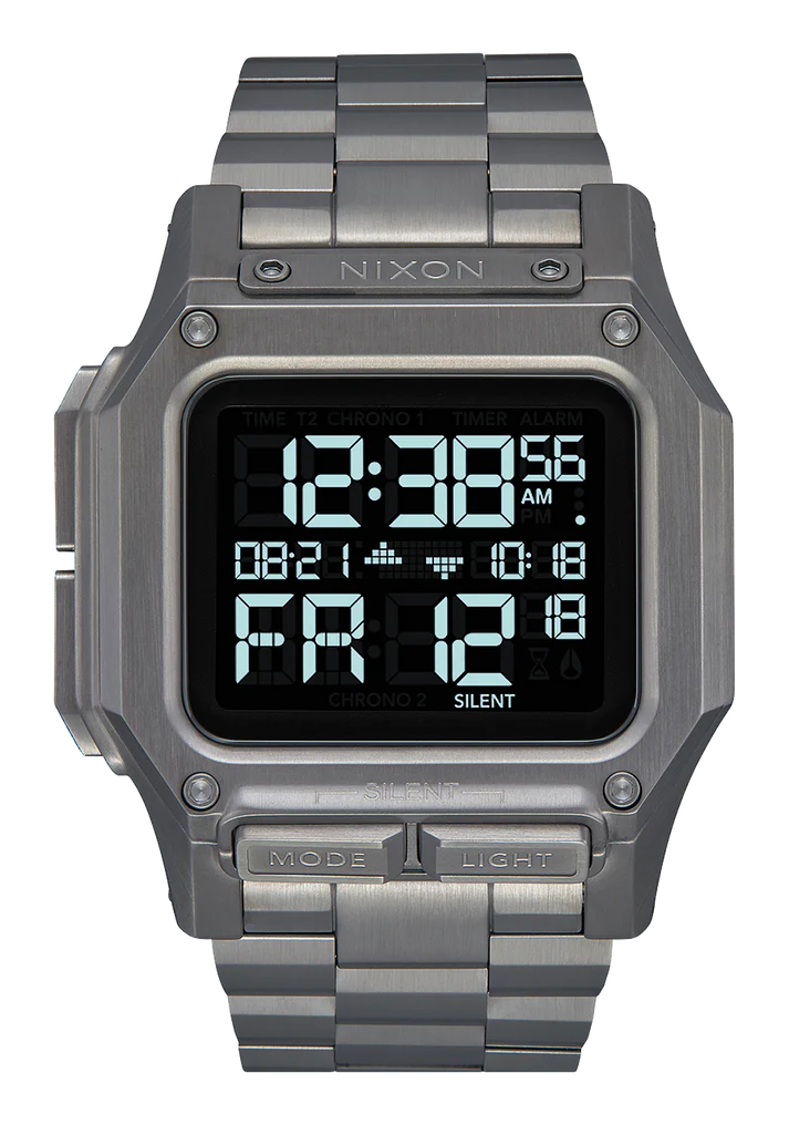NIXON Regulus SS Gunmetal Watch – Defy Boardshop
