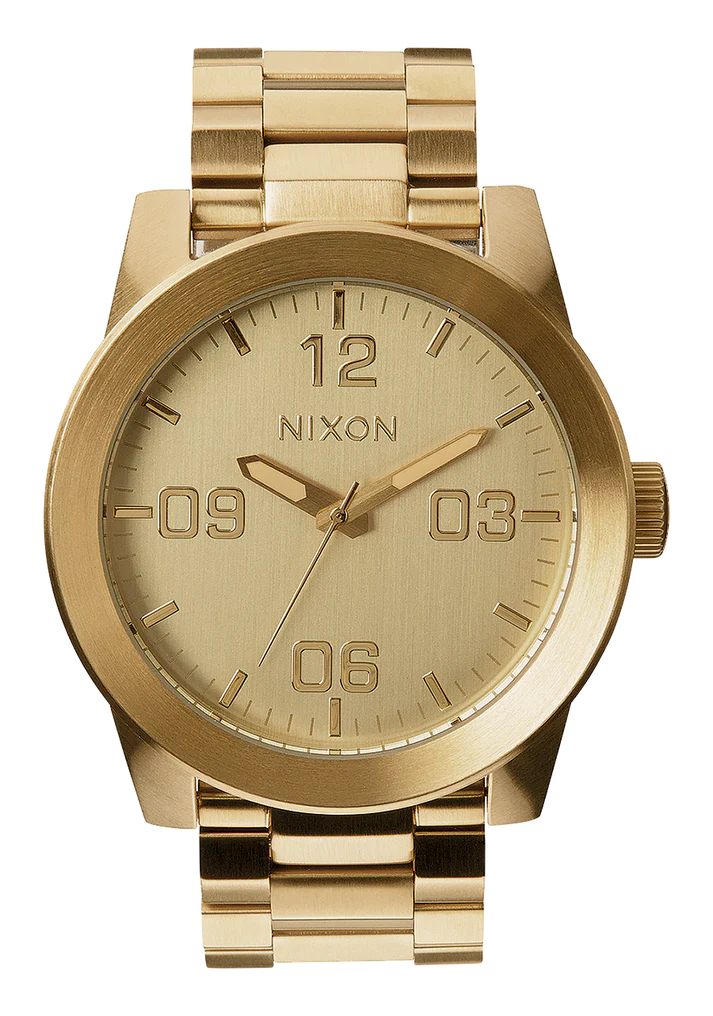 NIXON Corporal SS All Gold Watch – Defy Boardshop