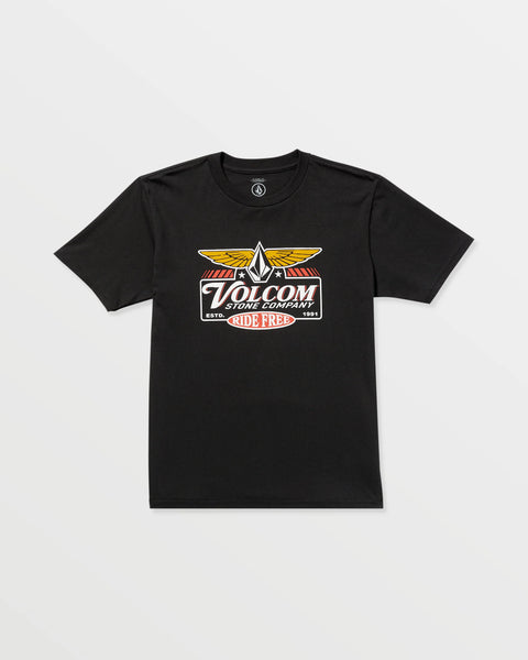 VOLCOM Revel Black Tee