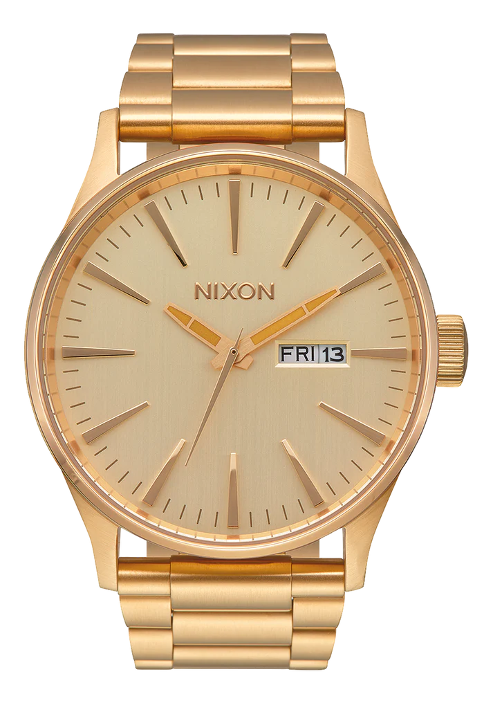 NIXON Sentry SS All Gold Watch – Defy Boardshop