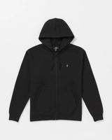 VOLCOM Single Stone Zip Black Hoodie