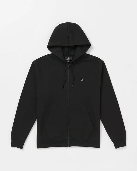 VOLCOM Single Stone Zip Black Hoodie