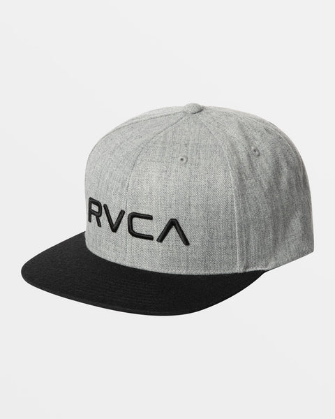 RVCA Twill Grey/Black Hat