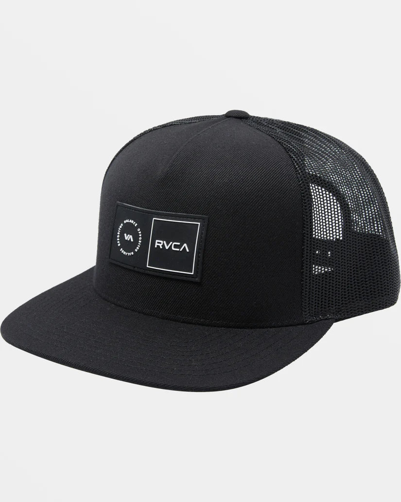 RVCA Platform Black Trucker Hat – Defy Boardshop