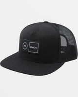 RVCA Platform Black Trucker Hat