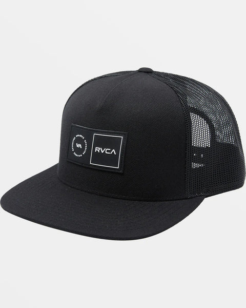 RVCA Platform Black Trucker Hat