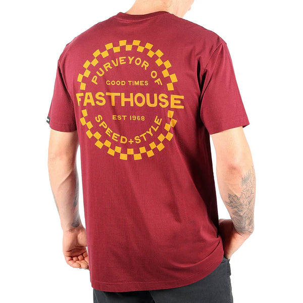 FASTHOUSE Anchor Maroon Tee
