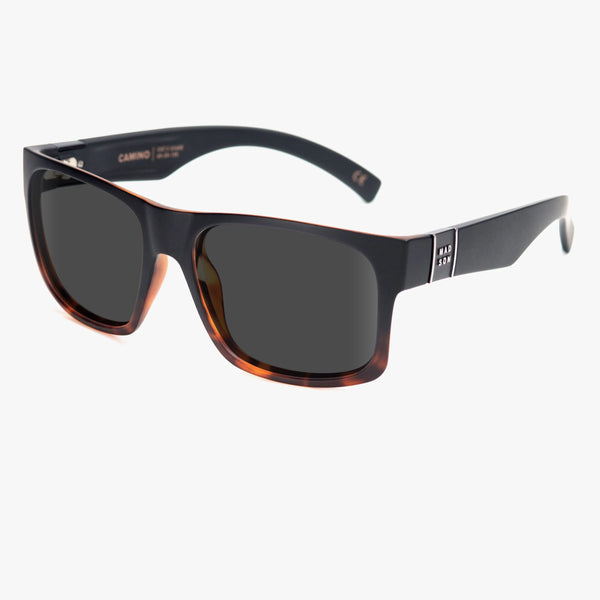 MADSON Camino Polarized Tort Black Fade/Grey Sunglasses