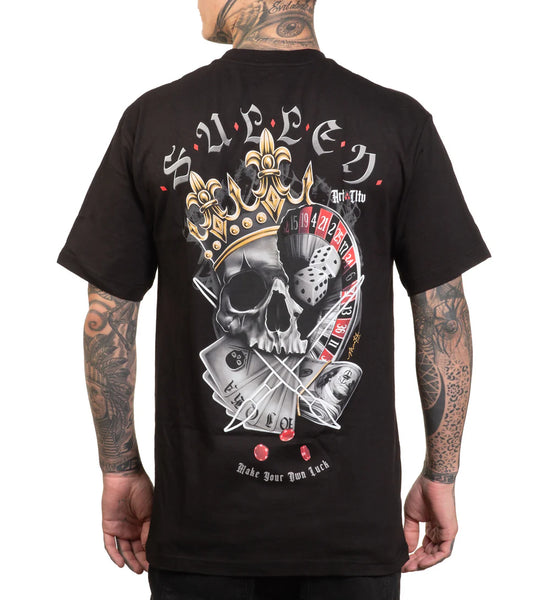 SULLEN Make Your Luck Black Tee