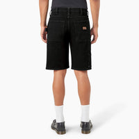DICKIES Utility Denim Black Shorts