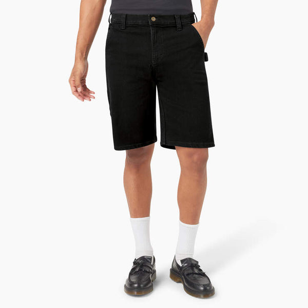 DICKIES Utility Denim Black Shorts