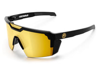 HEAT WAVE Future Tech Z87 Black/Gold Sunglasses