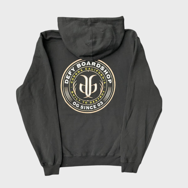 DEFY Record Black Hoodie