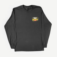 DEFY Mountains Black Long Sleeve Tee