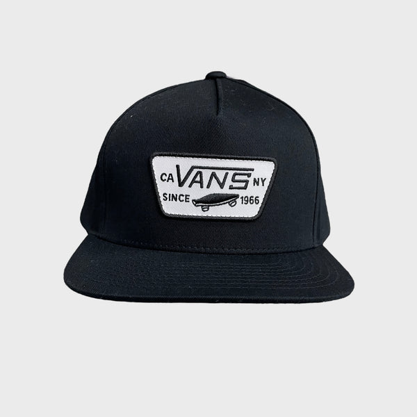 VANS Full Patch Black Snapback Hat