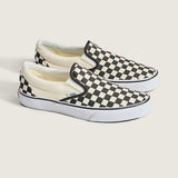VANS Slip-On Checkerboard Black Off White Shoe
