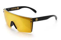 HEAT WAVE Lazer Face Z87 Black/Gold Sunglasses