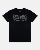THRASHER Metal Black Tee