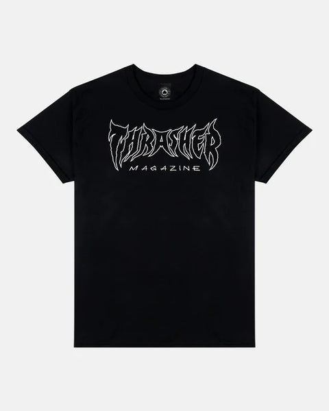 THRASHER Metal Black Tee