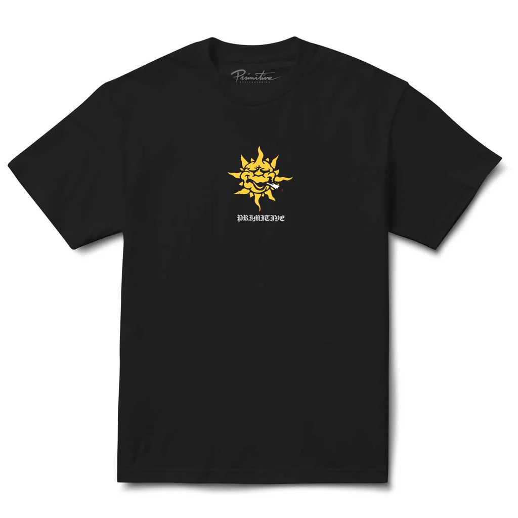 PRIMITIVE Burnt Black Tee – Defy Boardshop