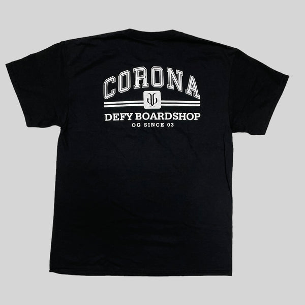 DEFY Corona Black T-Shirt