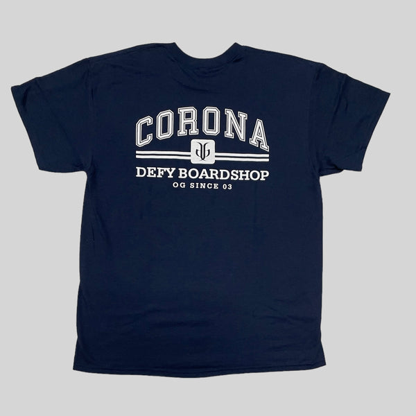 DEFY Corona Navy T-Shirt