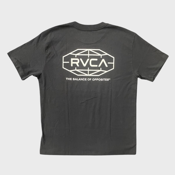 RVCA Global Hex Black Tee