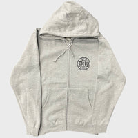 DEFY Gothic Grey Zip Hoodie