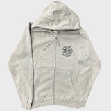 DEFY Gothic Grey Zip Hoodie