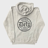 DEFY Gothic Grey Zip Hoodie