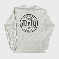 DEFY Gothic Sport Grey Long Sleeve Tee