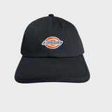 DICKIES Logo Dad Strapback Black Hat