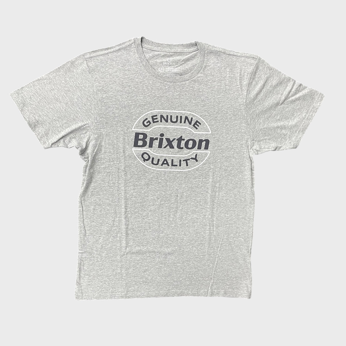 BRIXTON Keaton Heather Grey Tee – Defy Boardshop