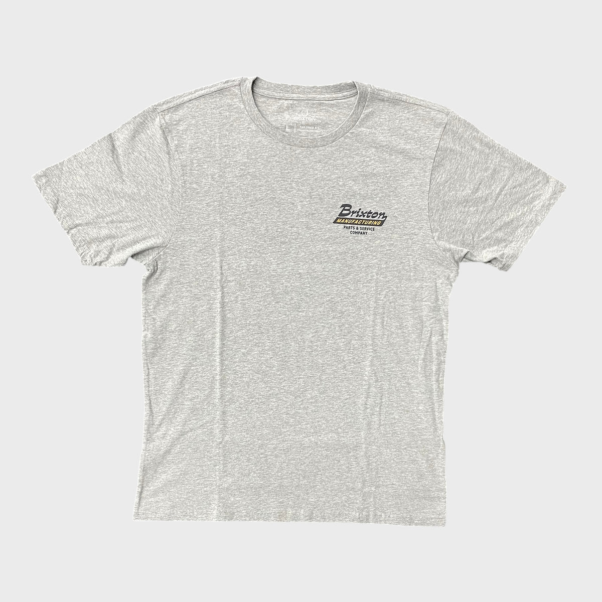 BRIXTON Township Heather Grey Tee – Defy Boardshop