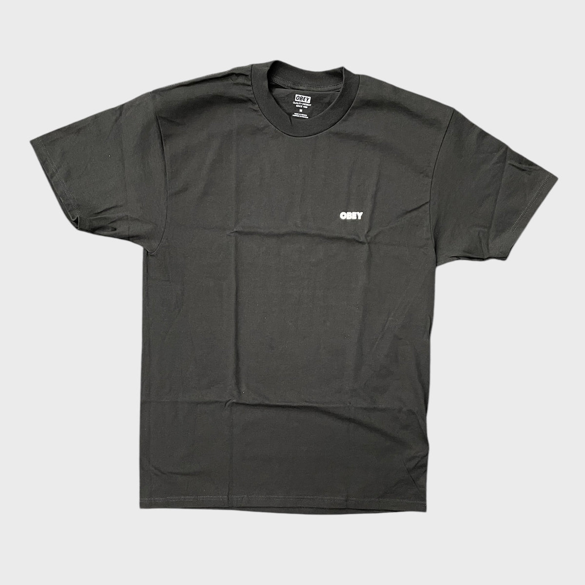 OBEY Disinformation Resistance Black Tee – Defy Boardshop