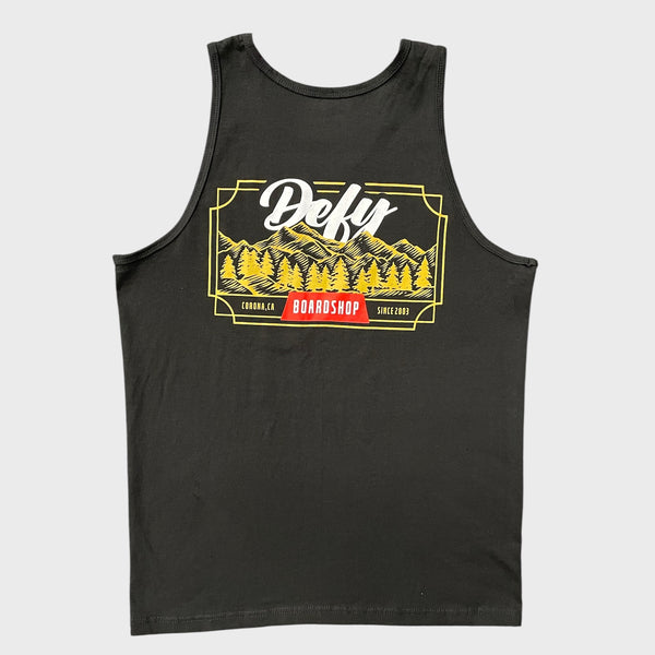 DEFY Mountains Black Tank
