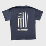 DEFY Flag Navy Tee