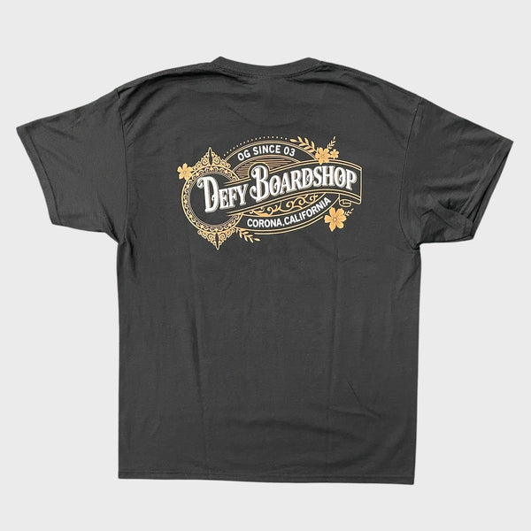 DEFY Vintage Black Tee