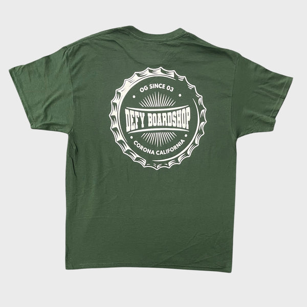 DEFY Bottlecap Forest Green Tee