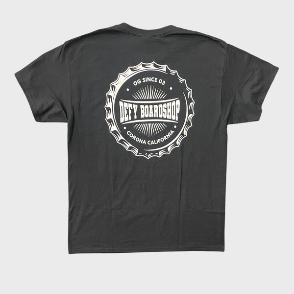 DEFY Bottlecap Black Tee