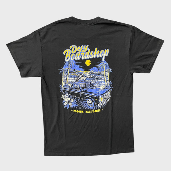 DEFY Surfs Up Black Tee