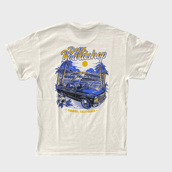 DEFY Surfs Up White Tee