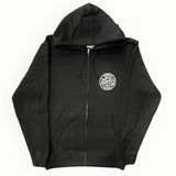 DEFY Gothic Black Zip Hoodie