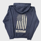 DEFY Flag Navy Hoodie