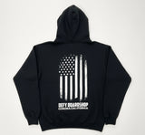 DEFY Flag Black Zip Hoodie