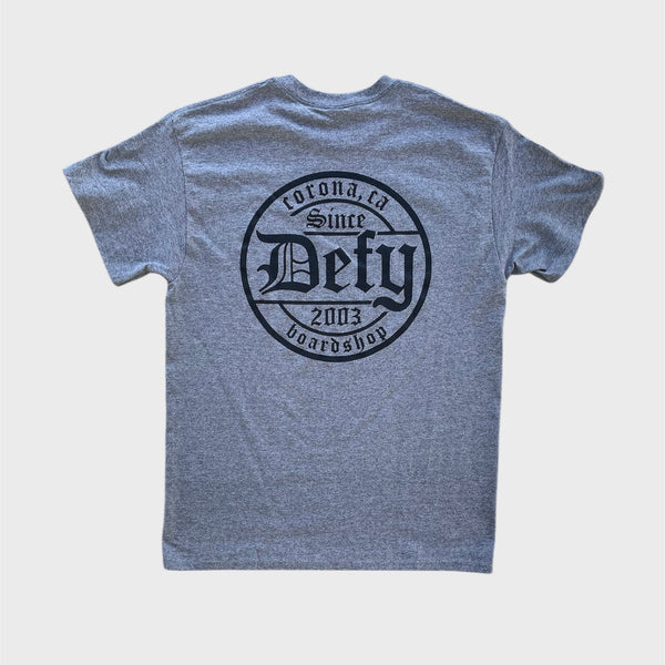 DEFY Gothic Graphite Heather Tee