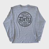 DEFY Gothic Grey Long Sleeve Tee