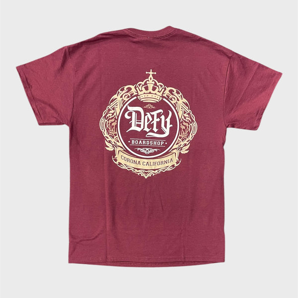 DEFY Monument Burgundy Tee