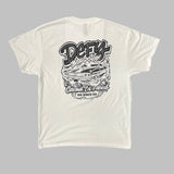 DEFY Hot Rod White Tee